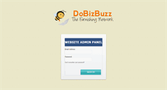 Desktop Screenshot of admin.dobizbuzz.com